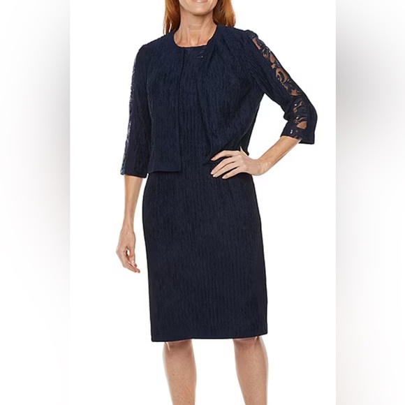 MAYA BROOKE Two-Piece Dress Set - Size 18 NWT - Picture 1 of 9